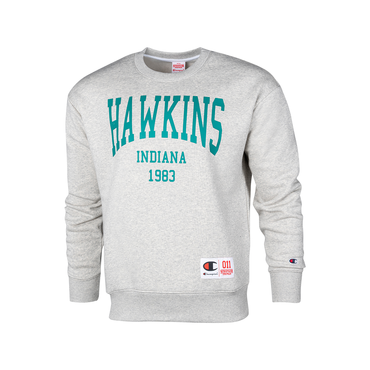 Stranger Things Hawkins High School Pigment Dyed Crew Neck