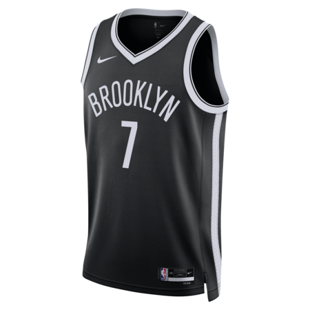 Preschool Jordan Brand Kevin Durant Black Brooklyn Nets 2022/23 Statement Edition Jersey